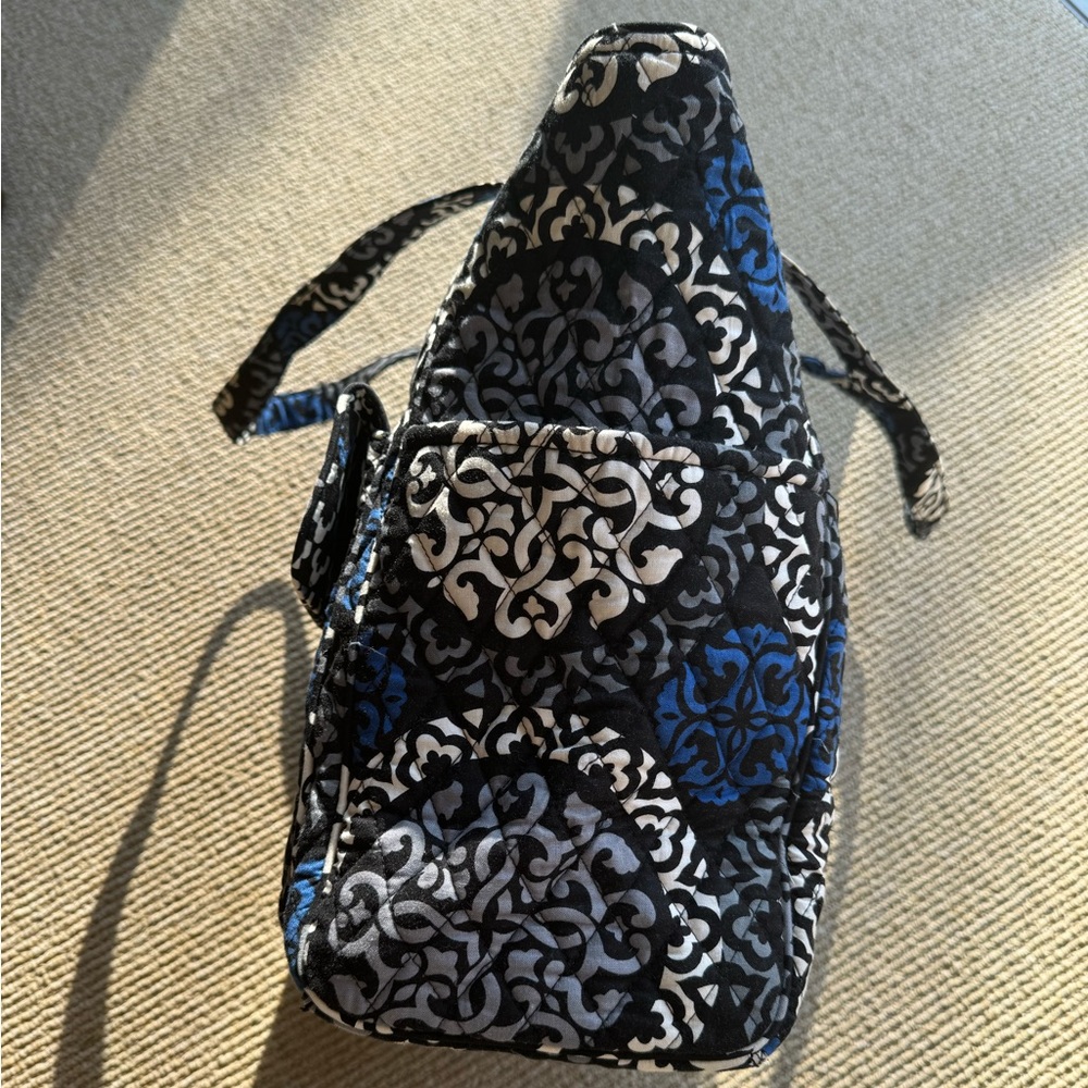 Vera Bradley Tablet Tote - Canterberry Cobalt - Picture 4 of 12